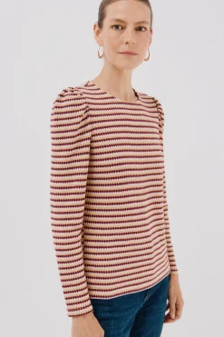 Cortefiel Top estructura rayas Multicolor