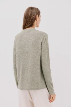 Cortefiel Top estructura rombos Verde Best