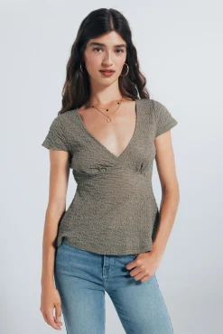 Springfield Top liso textura kaki Hot