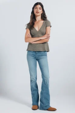 Springfield Top liso textura kaki Hot