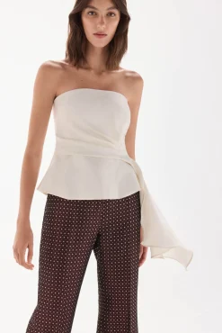 TFP by Tamara Falcó Top palabra de honor Crudo Hot