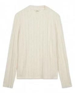 Slowlove Top punto estructura Marfil