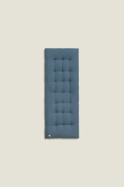 Textura Topper acolchado cuadros azul Discount