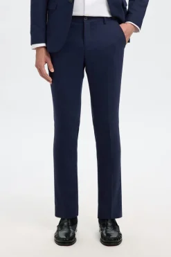 Selected Traje de dos piezas slim fit lana fría Azul marino Clearance