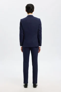 Selected Traje de dos piezas slim fit lana fría Azul marino Clearance