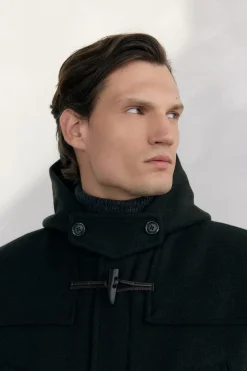 Pedro del Hierro Trenca lana alamares Verde Online