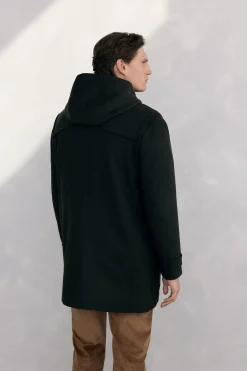 Pedro del Hierro Trenca lana alamares Verde Online