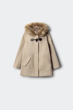 Springfield Kids Trenka de paño para niña beige Best