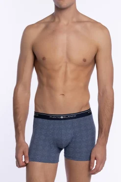 Punto Blanco Triplo calzoncillo Bóxer cerrado Basix estampado Outlet