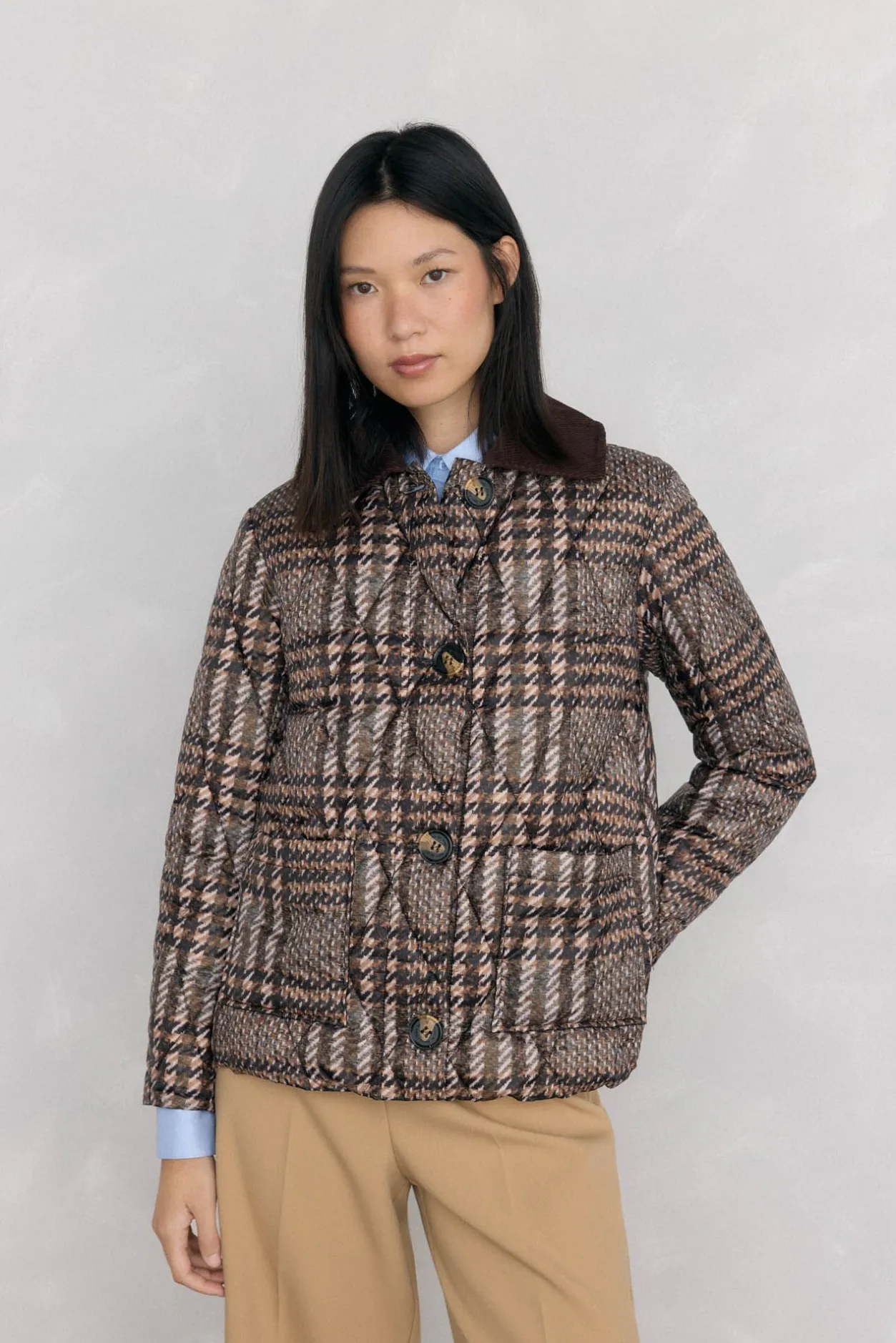 Pedro del Hierro Ultralight corto estampado Marrón Sale