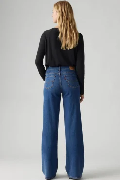 Levi's Vaquero 318™ Shaping Wide Leg Azul oscuro Discount