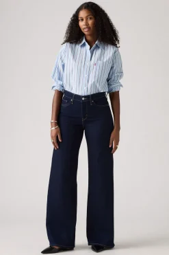 Levi's Vaquero 318™ Shaping Wide Leg Azul marino Sale