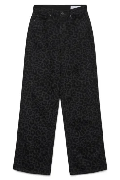 Vero Moda Vaquero animal print pernera ancha Negro Hot