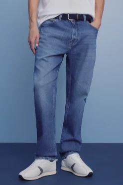 Springfield Vaquero lavado medio oscuro regular fit azul Outlet