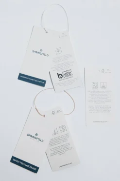 Springfield Vaquero lavado oscuro sobretintando straight fit turquesa New