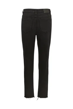 Vero Moda Vaquero recto tiro alto Negro Clearance