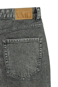 Vero Moda Vaquero recto tiro alto Gris New