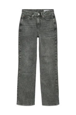 Vero Moda Vaquero recto tiro alto Gris New