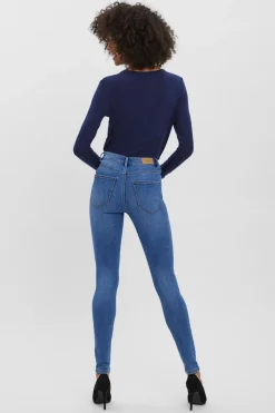 Vero Moda Vaquero skinny de mujer con cintura alta Azul Hot