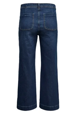 Vero Moda Curve Vaqueros anchos talla grande Azul marino Outlet