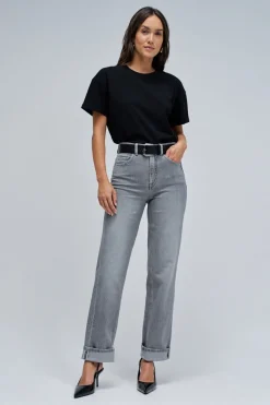 Salsa Jeans Vaqueros faith push in straight Gris Clearance
