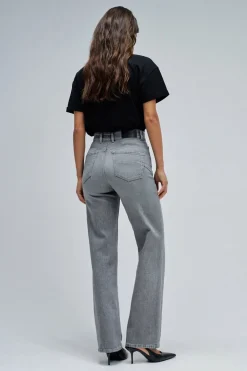 Salsa Jeans Vaqueros faith push in straight Gris Clearance