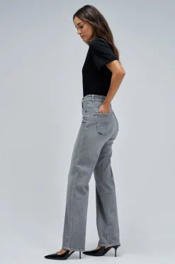 Salsa Jeans Vaqueros faith push in straight Gris Clearance