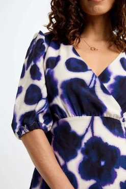 Morgan Vestido acampado estampado Multicolor Best