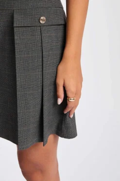 Morgan Vestido ajustado tipo pichi Gris Outlet