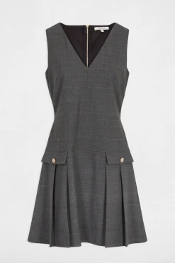 Morgan Vestido ajustado tipo pichi Gris Outlet