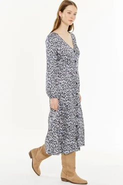 Systemaction Vestido animal print estampado Outlet