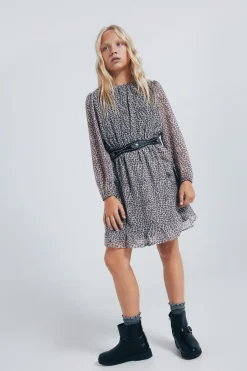 Springfield Kids Vestido animal print niña beige Clearance