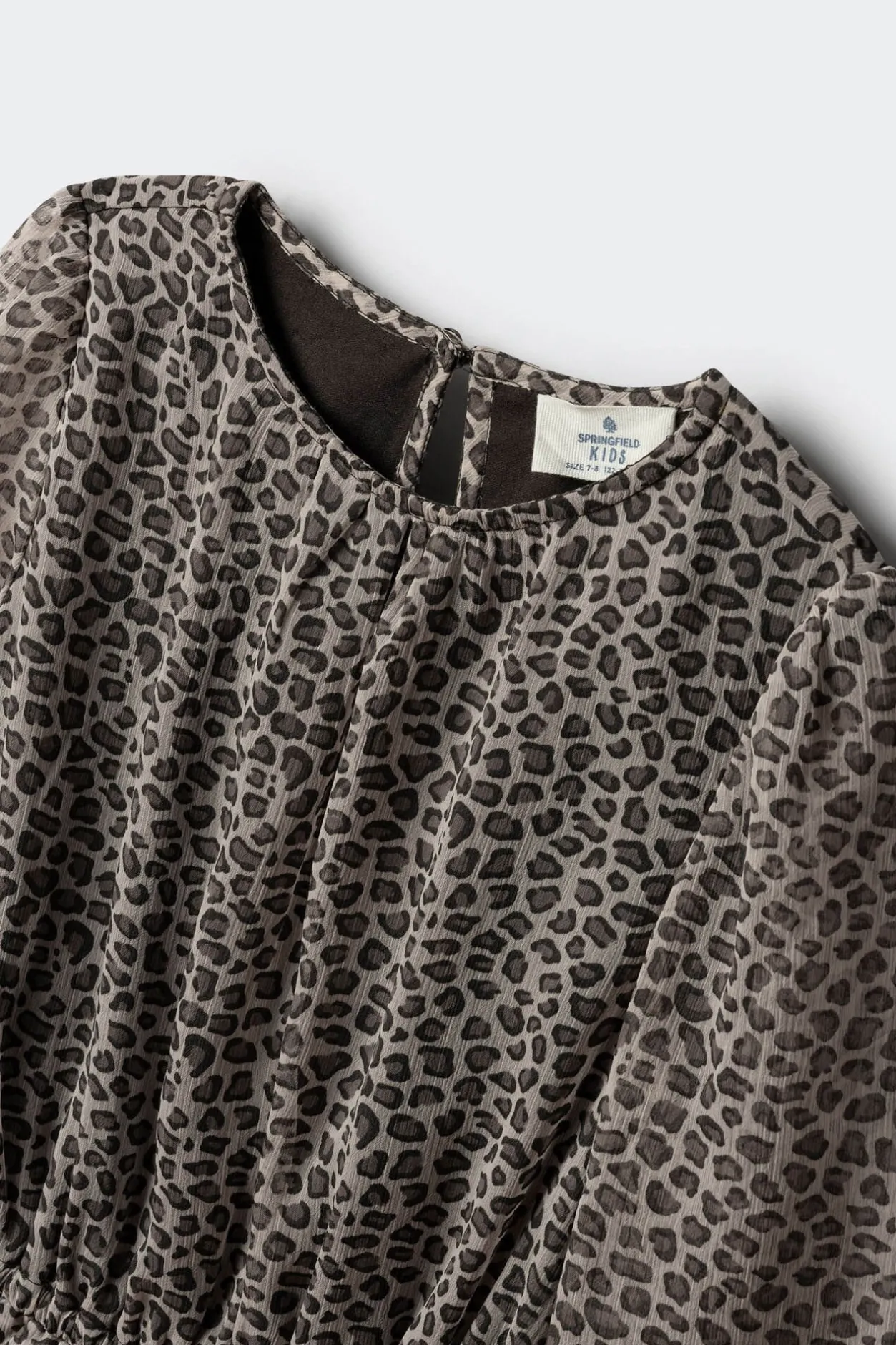 Springfield Kids Vestido animal print niña beige Clearance