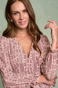 Polín Et Moi Vestido bordado Annecy Rosa Outlet