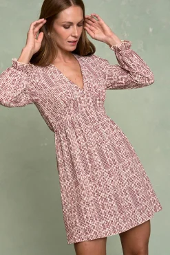 Polín Et Moi Vestido bordado Annecy Rosa Outlet