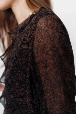 High Spirits Vestido Brune marr&oacute;n Online