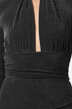 Trendyol Vestido con escote gris Outlet