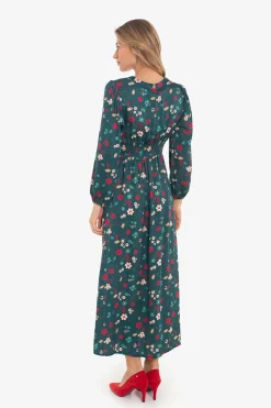 Cuplé Vestido con estampado asiático Multicolor Clearance