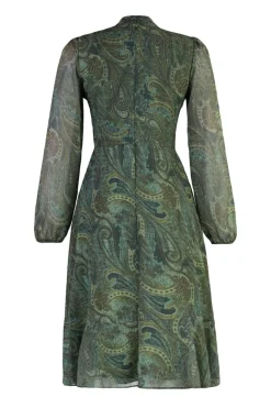 Trendyol Vestido con volantes verde Sale