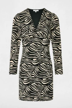 Morgan Vestido corto ajustado Multicolor Sale