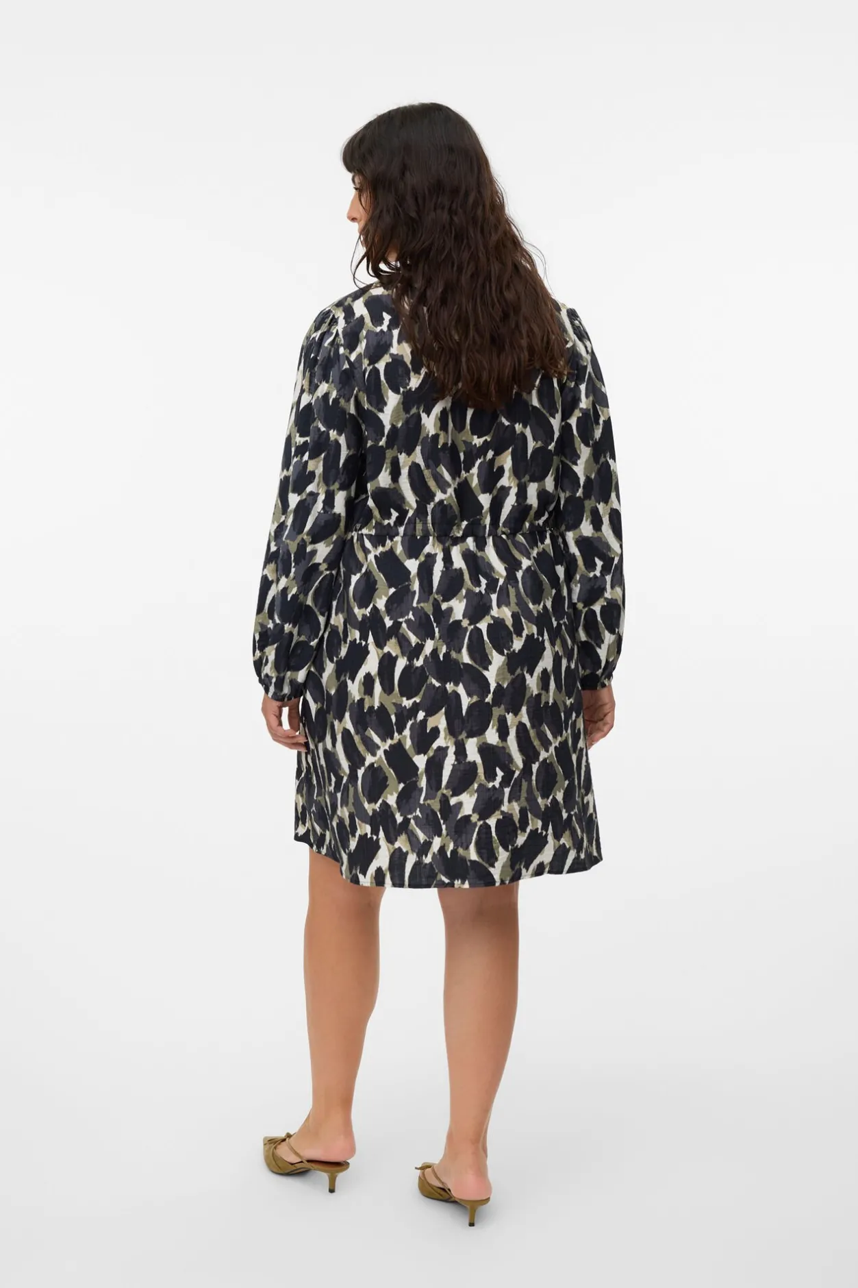 Vero Moda Curve Vestido corto de manga larga Curve Multicolor Outlet