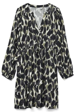 Vero Moda Curve Vestido corto de manga larga Curve Multicolor Outlet