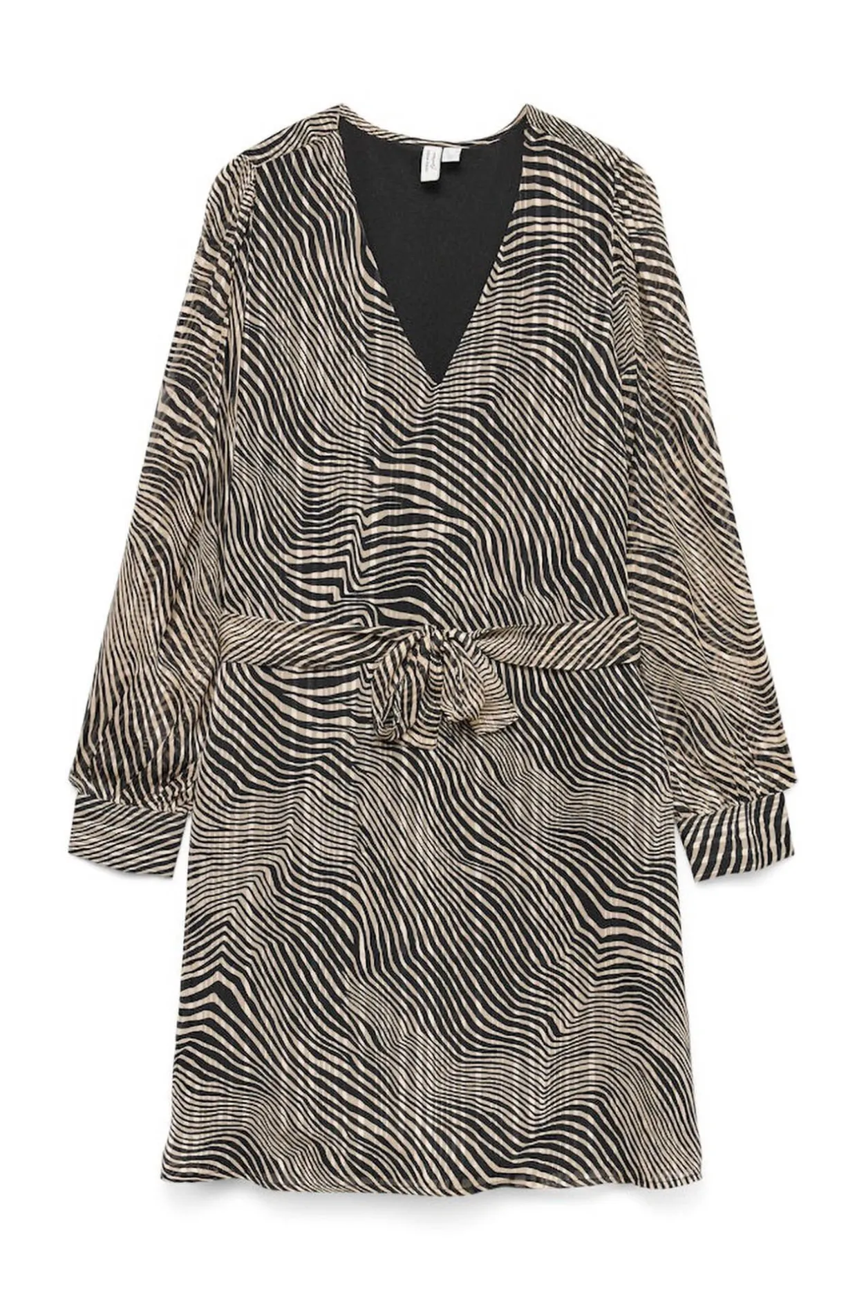 Vero Moda Vestido corto de manga larga Multicolor Online