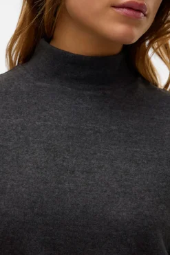 Vero Moda Vestido corto de punto Negro Discount