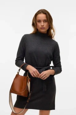 Vero Moda Vestido corto de punto Negro Discount