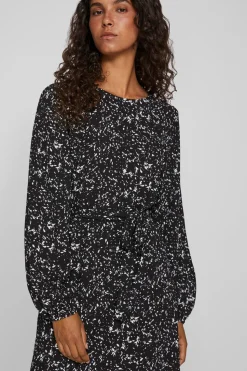 Vila Vestido corto estampado Negro Clearance