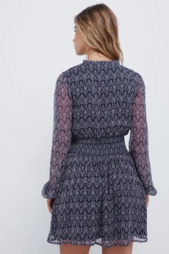 Springfield Vestido corto geométrico estampado New