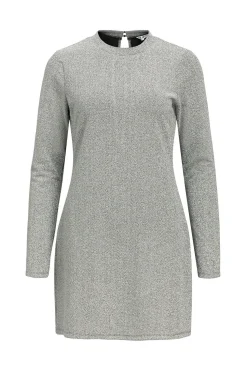 Object Vestido corto glitter Gris Discount