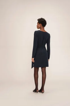 Grace & Mila Vestido corto lúrex Azul marino