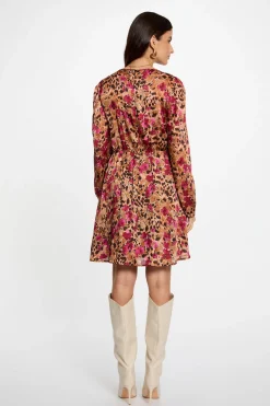 Morgan Vestido corto plisado Multicolor Clearance